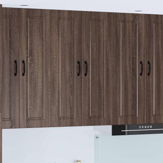 vidaXL Vidaxl Armadietto A Muro Porto Rovere Marrone 60 X 31 X 100 Cm