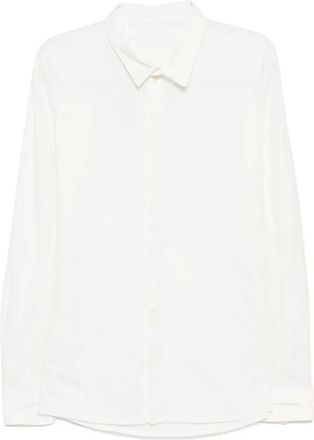 Boris Bidian Saberi Off-White Buttoned-Cuff Shirt
