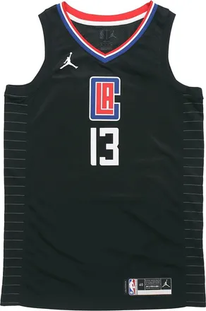 Nike Jordan Air Jordan NBA SW Fan Edition Los Angeles Clippers Jersey 2020-21 Season George No. 13 Black CV9480-012