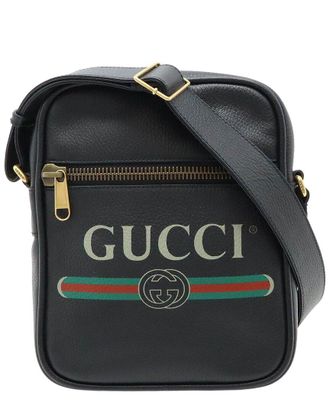 Gucci Print Messenger Bag (Authentic Pre-Loved)