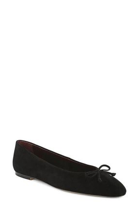 Franco Sarto Rosalee Ballet Flat in Black/Black at Nordstrom, Size 9.5