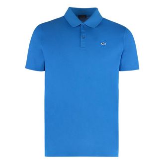 Paul & Shark Tops, Heren, Blauw, XL, Katoen, Cotton Piquet Polo