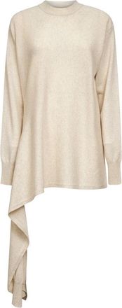 Uma Wang Uk 7132-Uw 102 Sweater - Dames - Cashmere truien - Beige - M - Kasjmier - Truien & Vesten