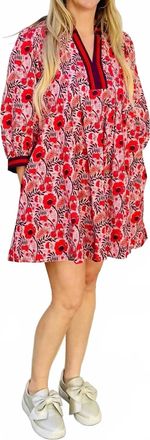 Entro The Harlow Dress In Red