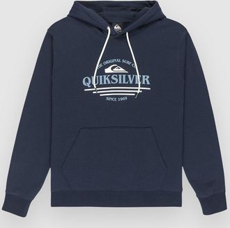 Quiksilver Screen Fleece Classic Surf Hoodie blau