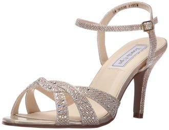 Touch Ups Womens Dulce Dress Sandal, Champagne Shimmer, 8 UK