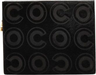 Chanel Pre-owned Clutches, female, Black, Size: ONE SIZE Pre-owned Pony hair Clutch