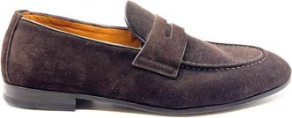 Triver Flight Velvet Loafer - Heren - Loafers - Bruin - 40 EU - Leer - Schoenen