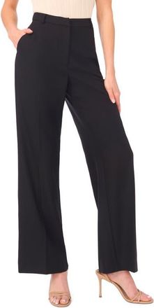 Ted Baker Carina Straight Leg Suit Pants in Rich Black at Nordstrom, Size 10