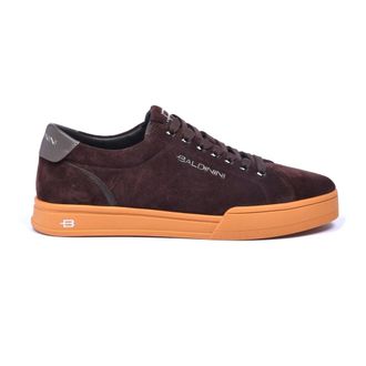 Baldinini Suede Sneaker - Heren - Schoenen - Bruin - Maat: 43 EU Su&egrave;de