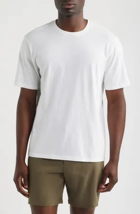 Nordstrom Slub Cotton Crewneck T-Shirt in White at Nordstrom, Size Xxx-Large