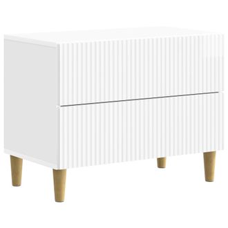 vidaXL Armario De Noche Con Caj&oacute;n Brillante 62 X 34,5 X 48 Cm Vidaxl
