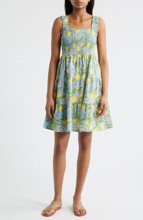 Beach Lunch Lounge Alice Tiered Sundress in Lemon Drop at Nordstrom Rack, Size Medium
