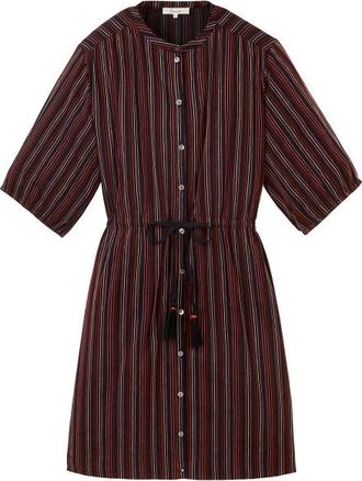 Tranquillo Blusenkleid in Leinenoptik Kleid für Damen | braun