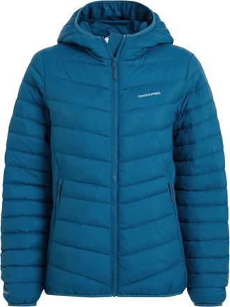 Craghoppers Dames/Dames Compresslite IX ge&iuml;soleerd jack met capuchon (Porseleinblauw)