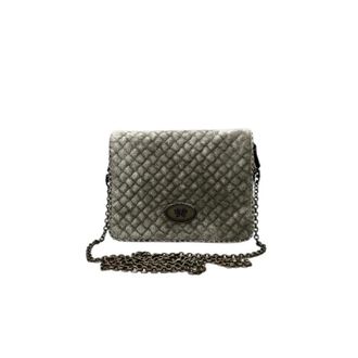 Bottega Veneta Pre-owned Wool Shoulder Bag - Dames - Pre-owned - Grijs - Maat: ONE Size Wol