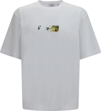 Off-white White Graphic Logo T-Shirt