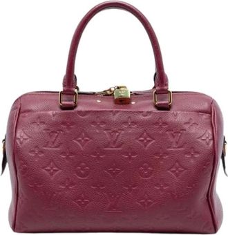 Louis Vuitton Pre-owned Handbags, female, Red, Size: ONE SIZE Pre-owned Speedy Bandouliere 25
