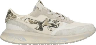 Premiata Ivory Lauryn 8133 Snake Sneakers