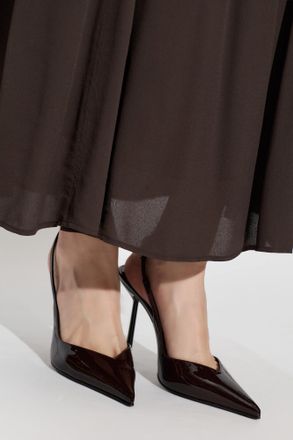 Le Silla Leather Heeled Shoes Vivienne, Womens, Burgundy