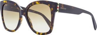Gucci GG0459S Square Acetate Sunglasses - Brown