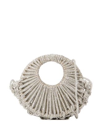 Hibourama Bags mini Jaya crystal-embellished tote bag - women - Crystal/Resin - OS - Silver