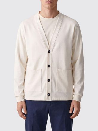Herno Cardigan in poliestere con scollo a V e tasche a toppa