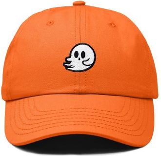 Dalix Whisper Ghost Dad Cap in Orange at Nordstrom