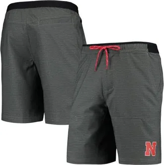 Columbia Mens Columbia Gray Nebraska Huskers Twisted Creek Omni-Shield Shorts at Nordstrom, Size Small
