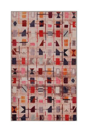 Wecon Home Alfombra de ba&ntilde;o con impresi&oacute;n digital multicolor 80x150