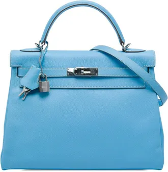 Herm&egrave;s Pre-owned Hermes Epsom Candy Verso Kelly II Retourne 32 Satchel Ladies DHQ2JC3LV4UVU75X