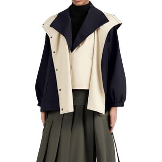 Generic Spring And Autumn Womens Mid-Length Trench Coat Hooded Zipper Loose Jacket Korean Version Fashion