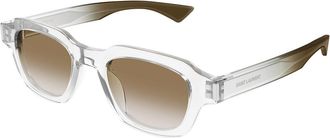 Saint Laurent SL 791 003 Mens Sunglasses Clear Size 48 - Free RX Lenses - Free RX Lenses