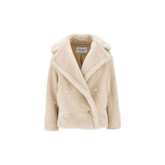 Max Mara Abrigo Corto Doble Botonadura Alcuno - Jackets - Mujer - Beige - 2XS