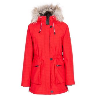 Trespass Womens/Ladies Caption Waterproof Parka (Red) - Size Large