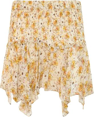 Isabel Marant Korte Rok - Dames - Korte rokken - Geel - S - Rokken
