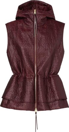 Fendi Quilted Nylon Vest-Donna