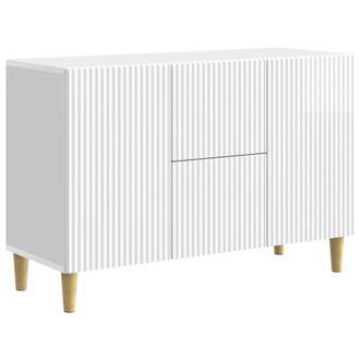 vidaXL Aparador Brillante 89 X 34,5 X 60 Cm Madera De Ingenier&iacute;a Vidaxl