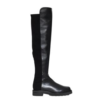 Stuart Weitzman Dames, Schoenen, Zwart, Maat: 38 1/2 EU Leer