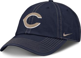 Nike Cincinnati Reds Club Nike Mens MLB Adjustable Hat in Blue | NB0141SRED-L9H