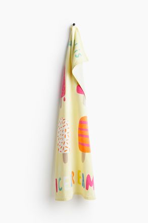 H&M Gemustertes Badehandtuch - Yellow