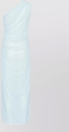 Rotate draped one-shoulder maxi dress