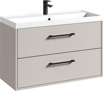Badplaats Badplaats Mueble De Ba&ntilde;o Florence 01 80 X 40 Cm - Beige - Mueble
