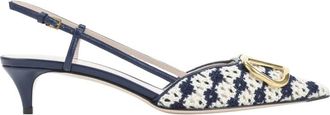 Valentino Garavani V Logo Signature Slingback - Dames - Pumps - Veelkleurig - 40 EU - Leer - Schoenen