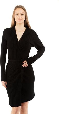 Moschino Zwarte Viscose Casual Jurk