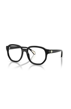 Moncler 53mm Rectangle optical glasses in Black at Nordstrom
