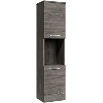 Badplaats Badplaats Columna De Ba&ntilde;o Montreal 30 X 30 X 131 Cm - Roble Gris