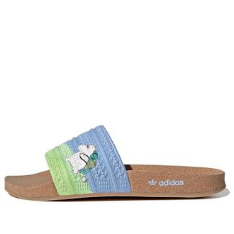 adidas (WMNS) adidas Adilette x Moomin Cork Slide Blue Fusion Gum ID4207