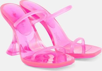 Amina Muaddi Brito PVC mules