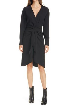 BA&SH ba-sh Kiari Dress in Noir at Nordstrom, Size Medium